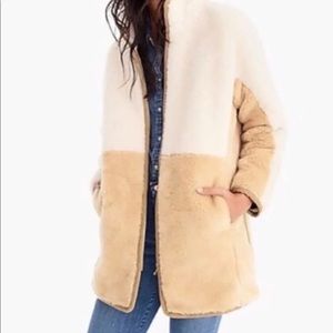 ⭐️NEW⭐️ J.Crew Teddy Fleece Coat